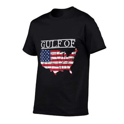 Gulf of USA America Funny USA Flag Vintage-inspired T-Shirt