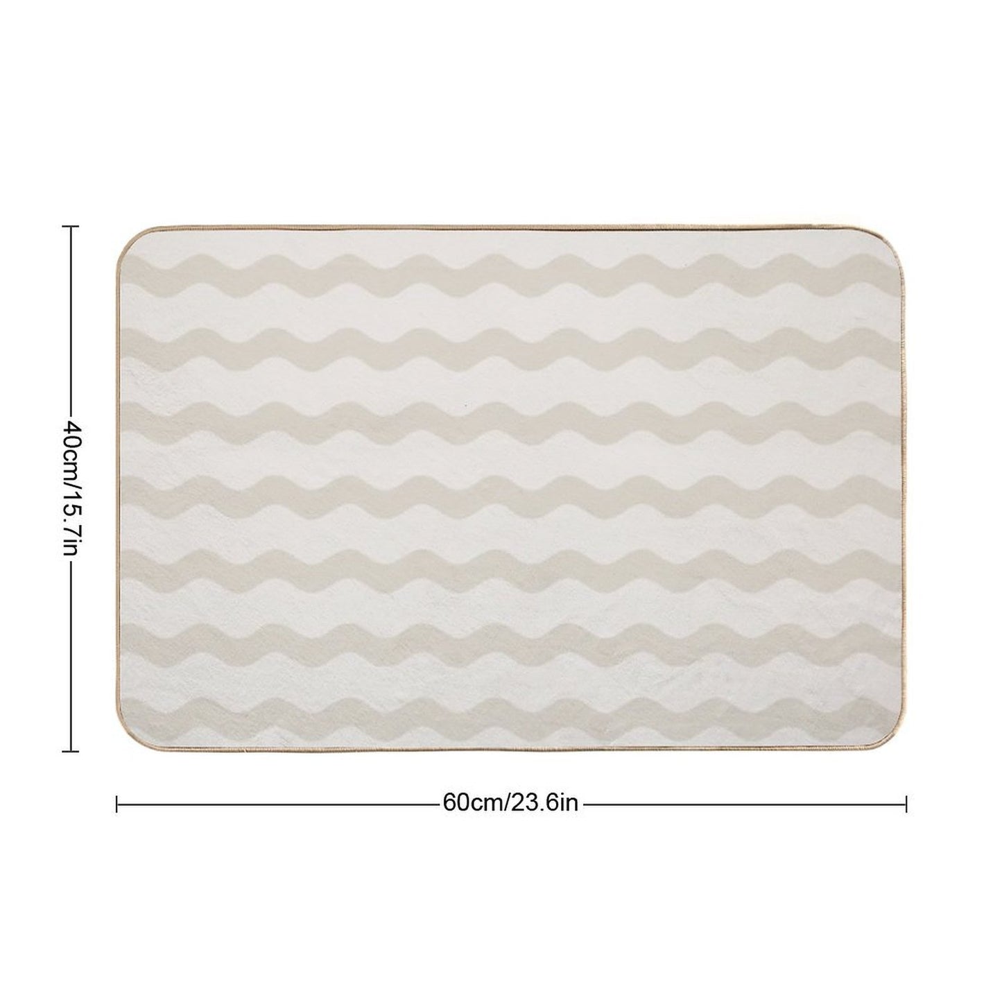 Abstract Print  Odorless Bath Mat
