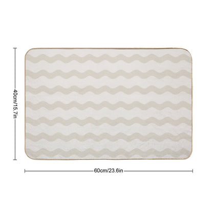 Abstract Print  Odorless Bath Mat