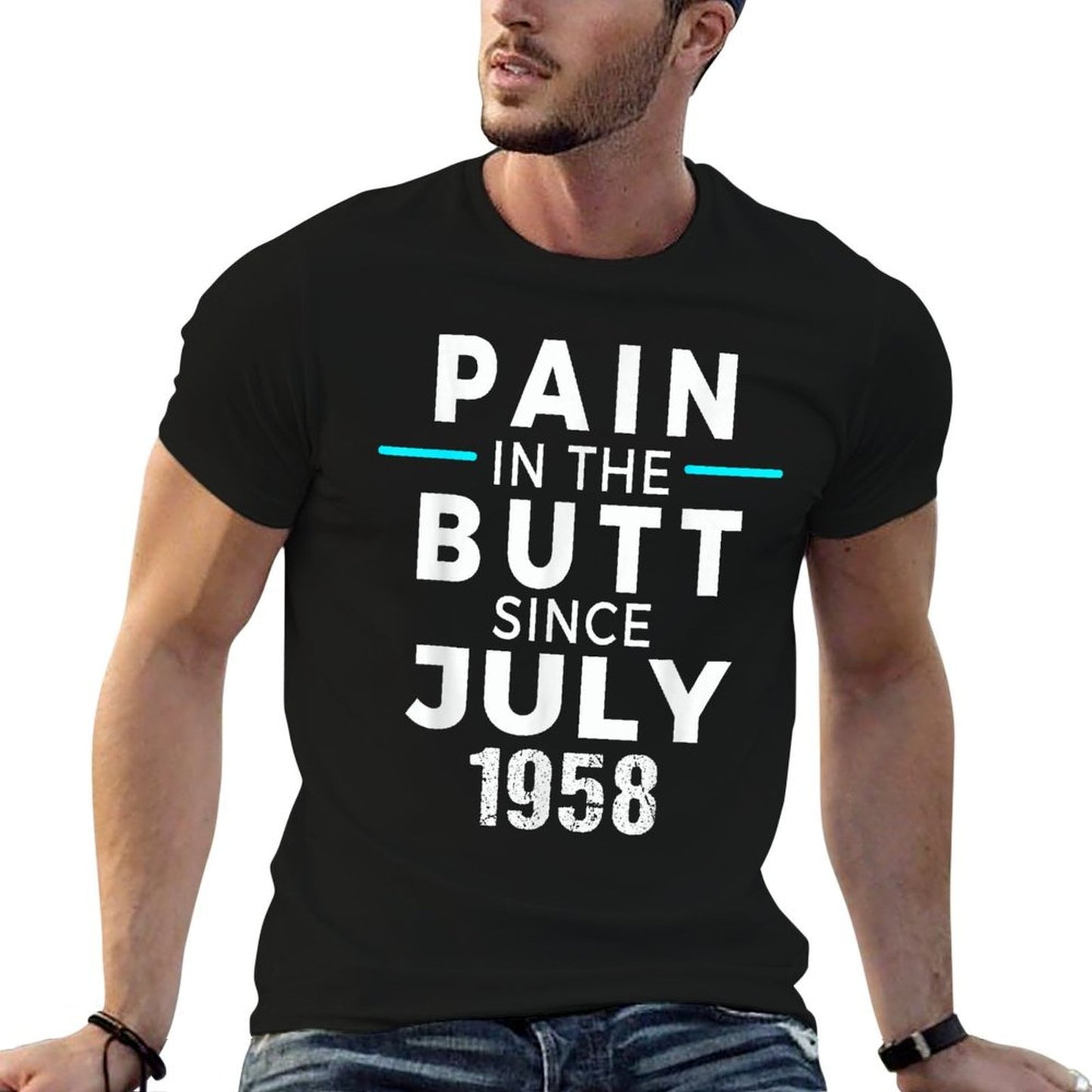 July 60th Bday Party - Funny 60th Birthday Gag Gift  Summer-ready Fabric T-Shirt