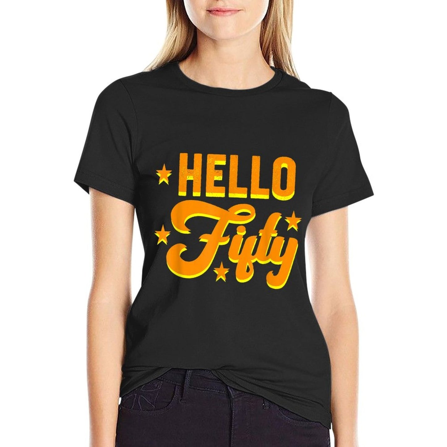 Hello Fifty Happy 50th Birthday 50 Year Old 1969  Soft T-Shirt