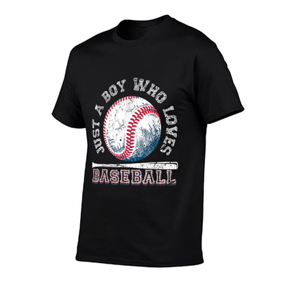 American Sport Fan Baseball Lover Boys Batter Baseball  Eco-friendly Material T-Shirt