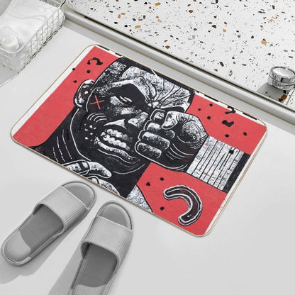 Heavy Hands Graphic by Gian Galang  Long-Lasting Bath Mat
