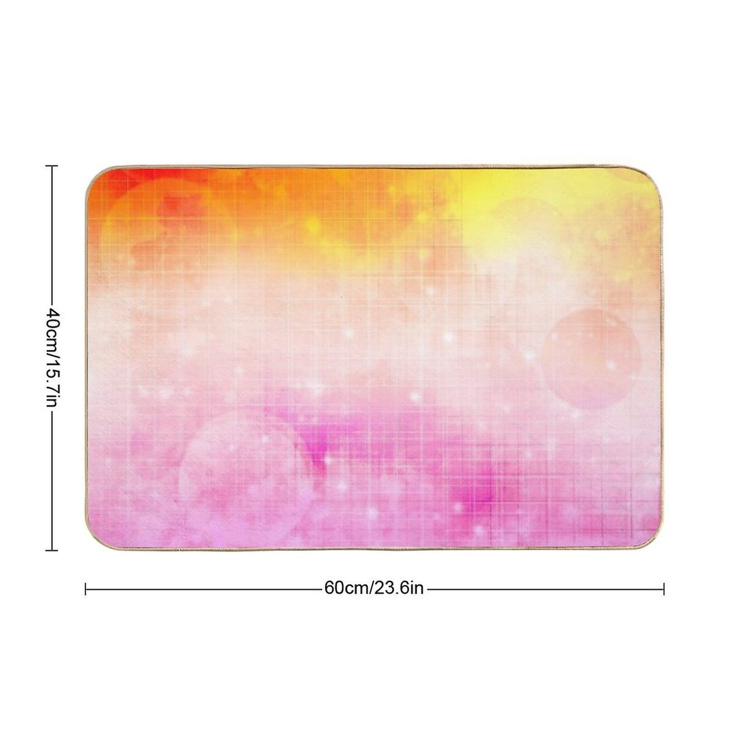 Subtle Lesbian Pride Design  Rapid-Drying Bath Mat