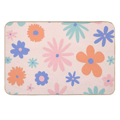 Daisies  Repositionable Bath Mat