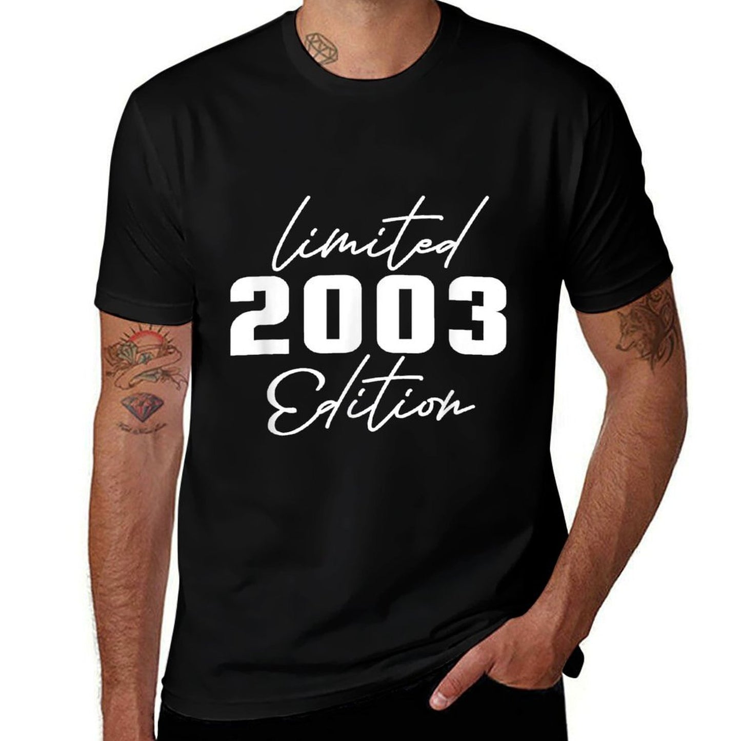 Limited 2003 Edition, 21 Year Anniversary 21st Birthday  Odor-resistant T-Shirt