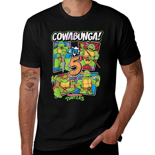 Mademark Xnage Mutant Ninja Turtles - Cowabunga I'm 5 Years Oldnage Mutant Ninja Turtles  Affordable Price T-Shirt