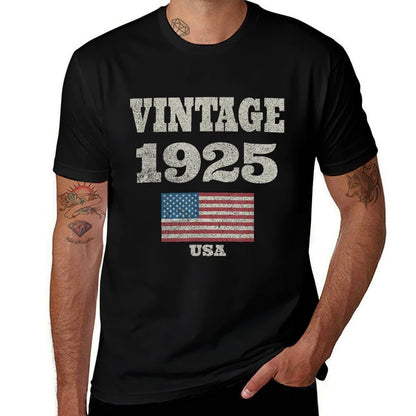 100th Birthday Patriotic Vintage Retro 1925 American  Versatile T-Shirt