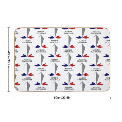 MARINE NATIONALE  Fade-Resistant Bath Mat