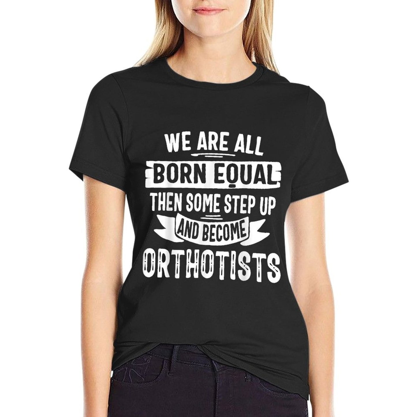 Orthotist Proud Thanksgiving Christmas Gifts  Wrinkle-resistant T-Shirt