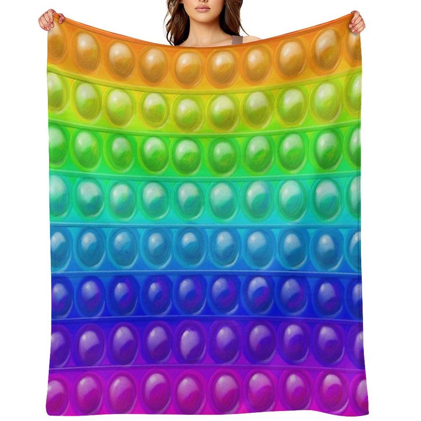 Pop It Sustainable Throw Blanket