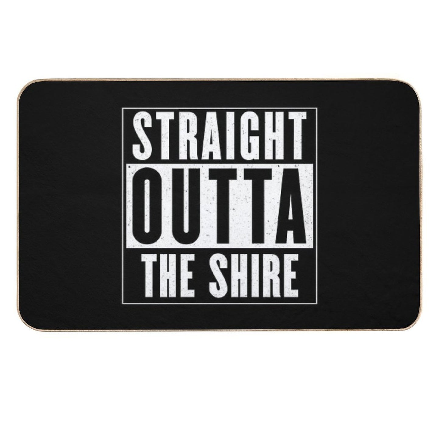 Straight Outta The Shire  Dirt-Trapping Bath Mat