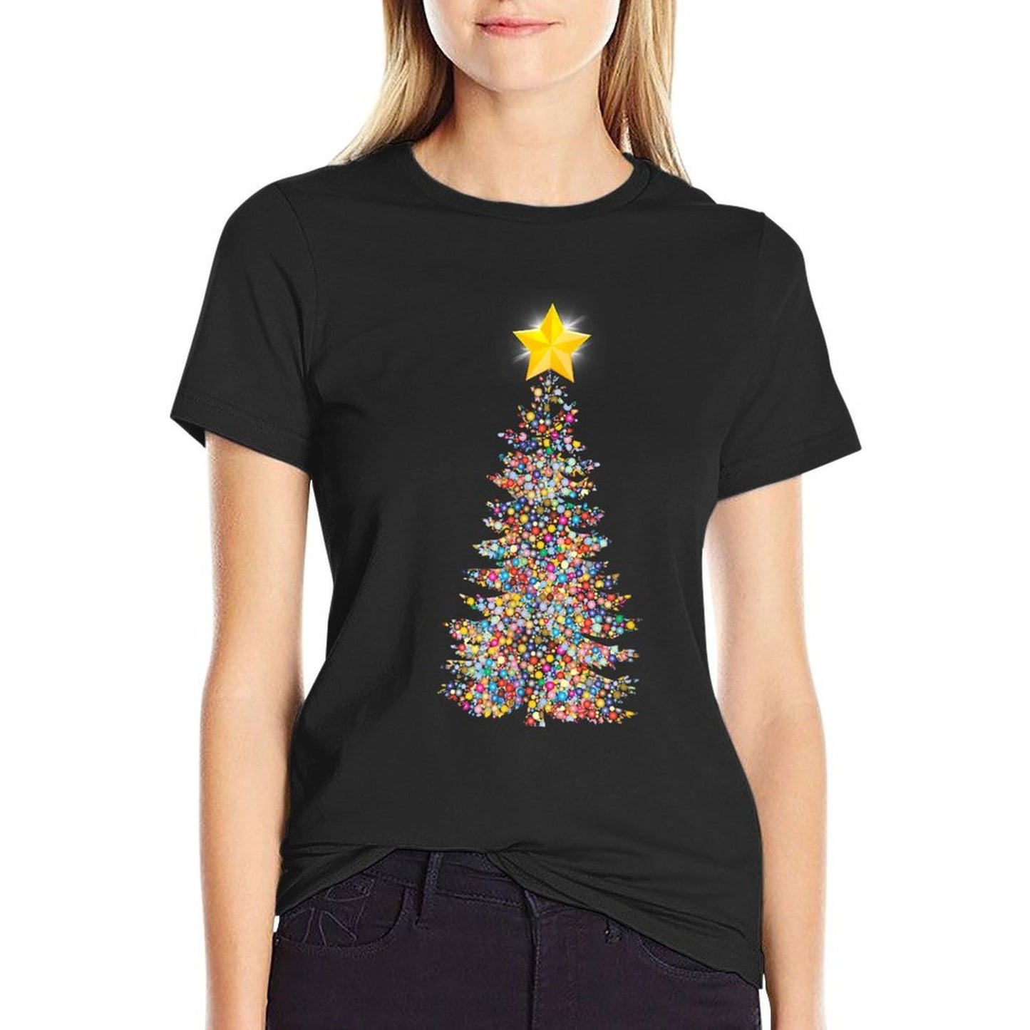 Christmas Tree, Funny Christmas Gift Idea  Slim-fit Cut T-Shirt