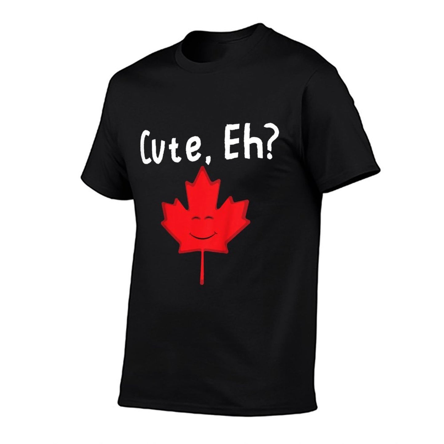 Kids Cute Eh Maple Leaf Cute Canada Canadian Kids Baby Boys Girls  Rolled Sleeves T-Shirt