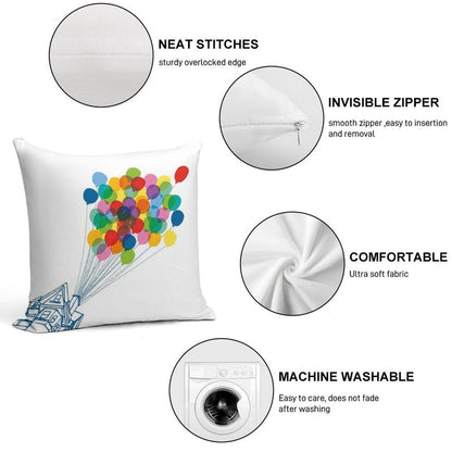 Up There - Up Soft Easy Maintenance Throw Pillow