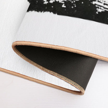 OK Monochrome Illustration  Absorbent Bath Mat