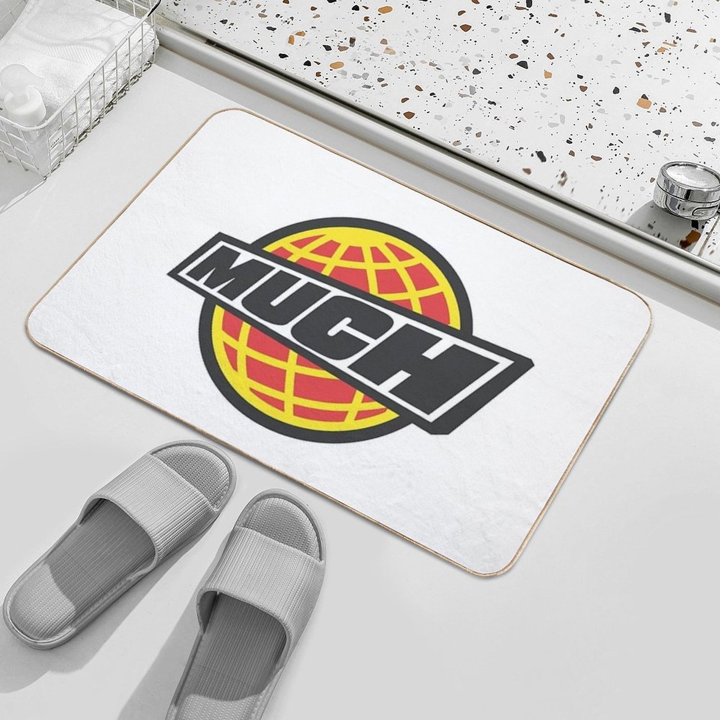 MUCH MUSIC RETRO LOGO  Odorless Bath Mat