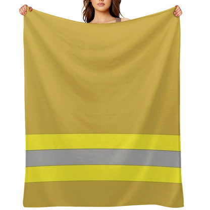 Firefighter Turnout Gear Shrink-resistant Throw Blanket