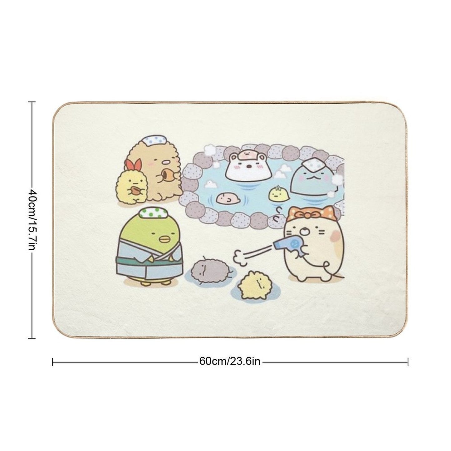 Sumikko Gurashi Hot Spring Durable Bath Mat