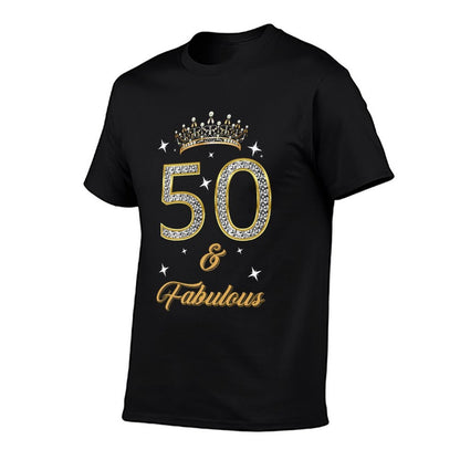 50th Birthday Fabulous Its My 50th Birthday Design Premium  Easy-care T-Shirt