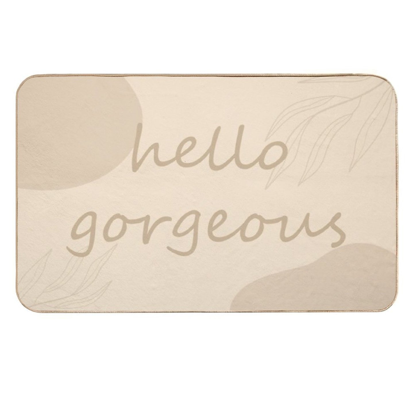 Hello Gorgeous  Multi-Purpose Bath Mat