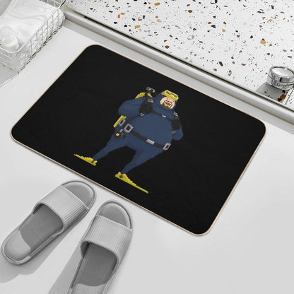 Dave The Diver Laugh  Anti-Trip Bath Mat