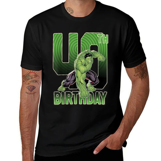 Marvel Hulk Smash 40th Birthday Graphic  Classic T-Shirt