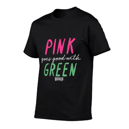 Wicked Pink Goes Good With Green  Moisture-wicking T-Shirt