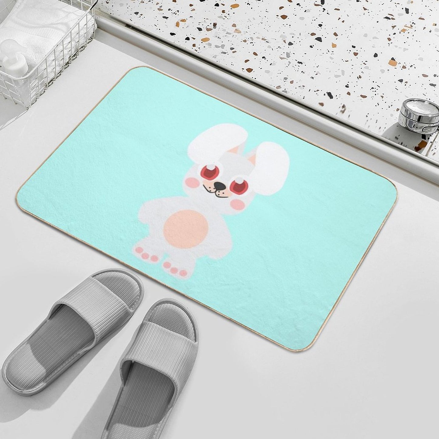 Bandy The Bunny Durable Bath Mat