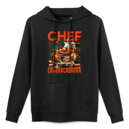 Weird AI Meme Funny Italian Brainrot Chef Crabracadabra Kids Medium-Weight Fabric Hoodie