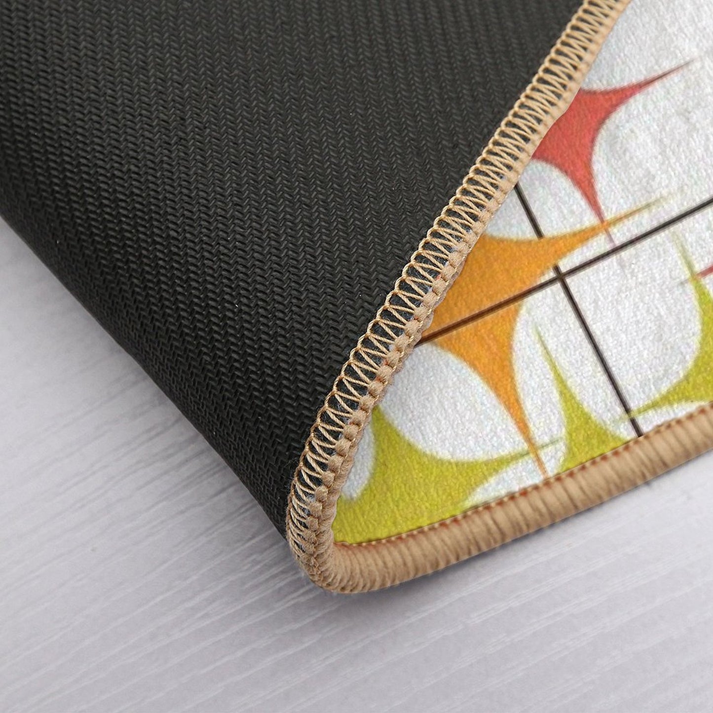 Eames Era Starbursts And Globes 3  Absorbent Bath Mat