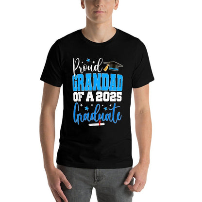 Senior 2025 Proud Grandad Of A Class Of 2025 Graduate Comfortable T-Shirt