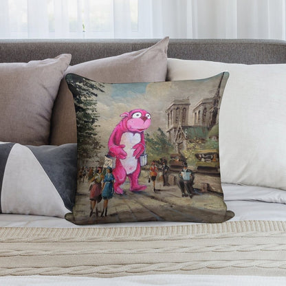 The Tourist Soft Reinforced Edging Throw Pillow