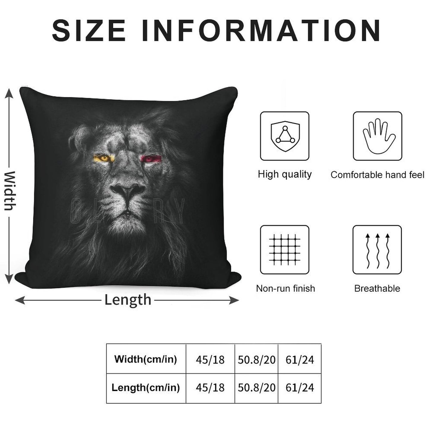 Galatasaray Aslan Soft Luxury Feel Throw Pillow