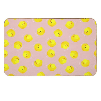 Rubber Ducks - Pink  Anti-Trip Bath Mat