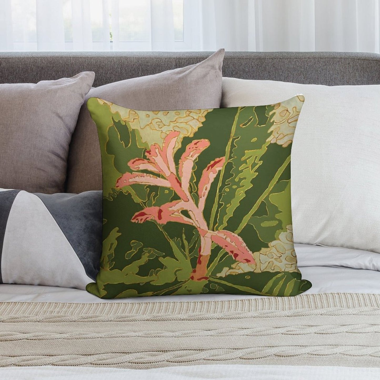Swamp Banksia New Growth Soft Home Decor Throw Pillow