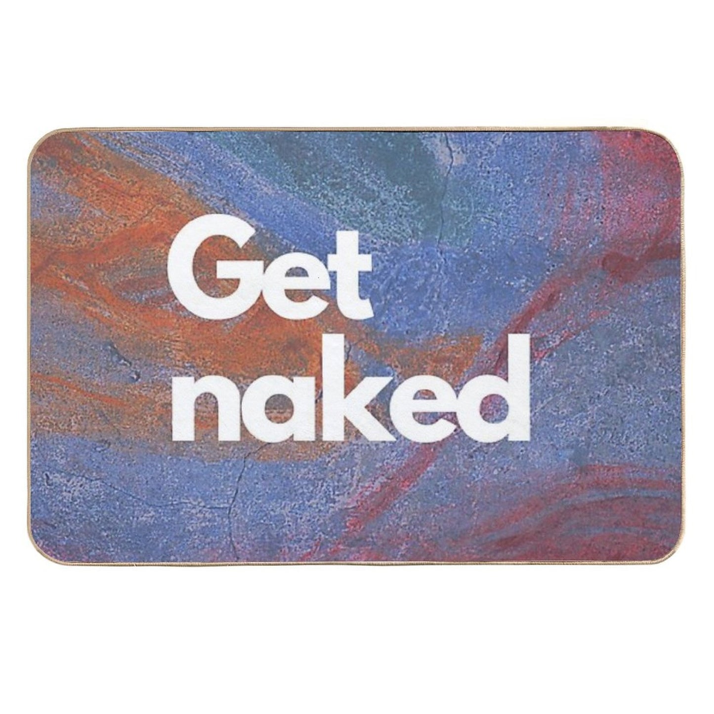 GET NAKED Colourful Marble  Multi-Purpose Bath Mat