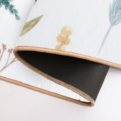 Aesthetic Flowers  Slip-Resistant Bath Mat