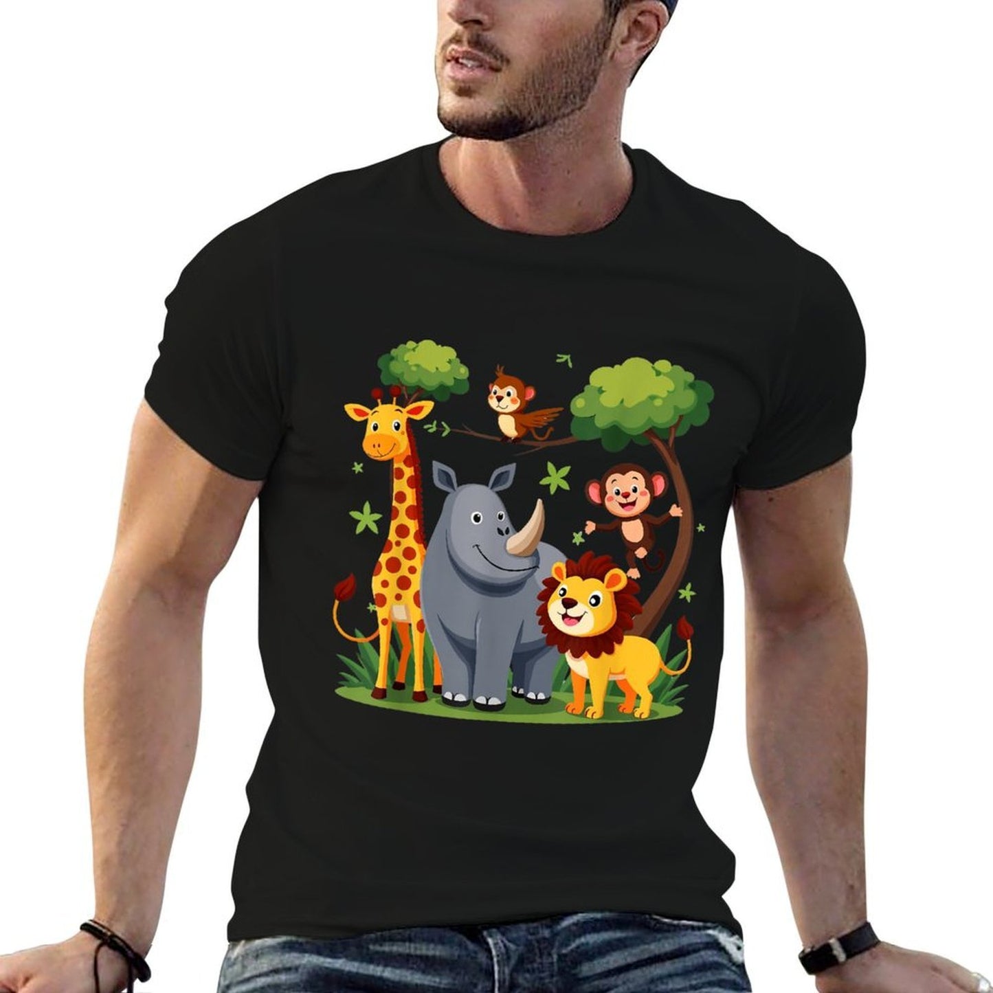 Forest Animals Jungle Animal Idea For Kids & Animal Themed  Versatile T-Shirt