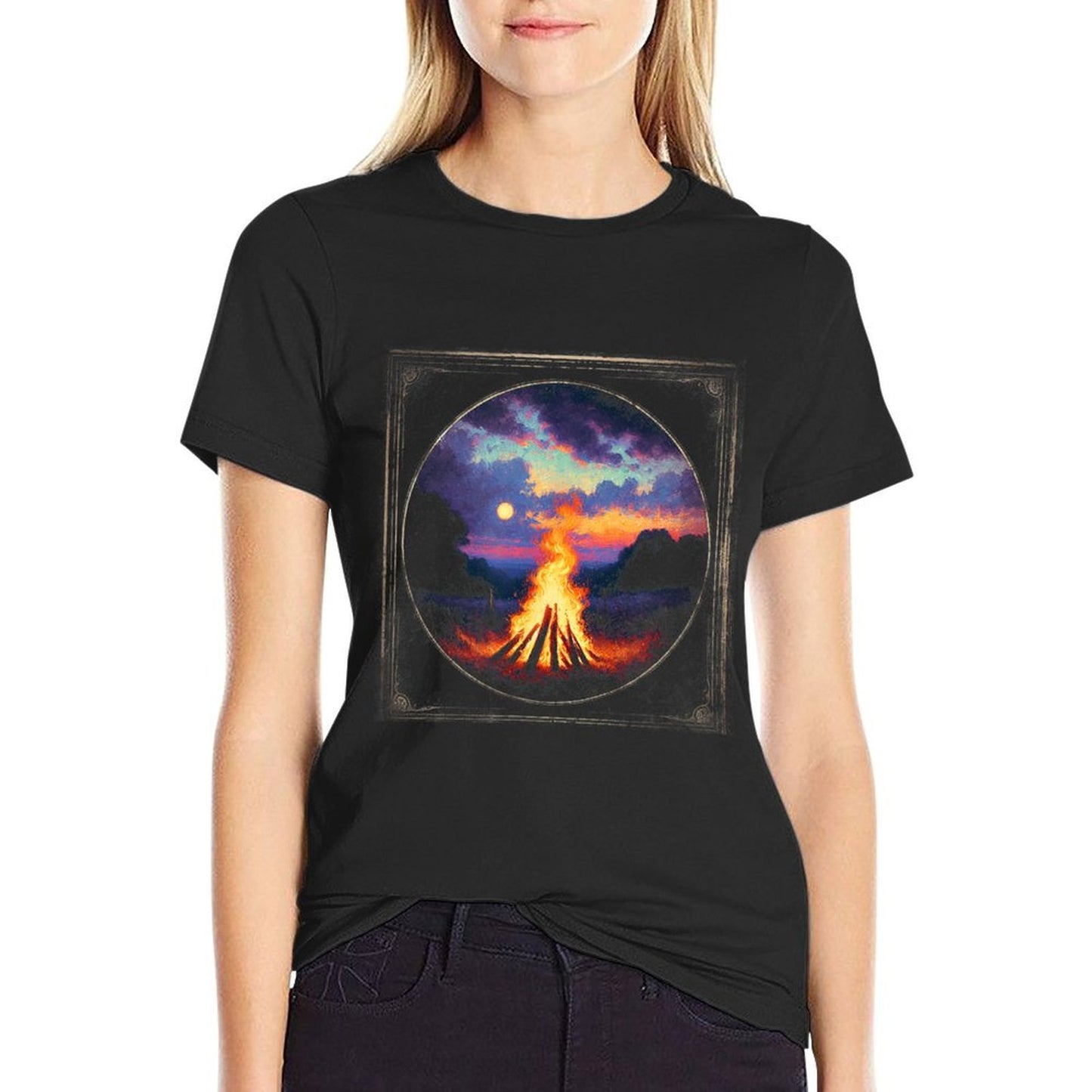 Twilight Fire Dance Comfortable T-Shirt