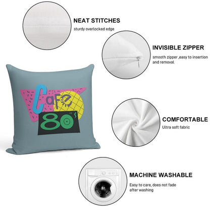Cafe 80s – Back To The Future II, Marty McFly, Pepsi Perfect Soft High-Density Material Throw Pillow