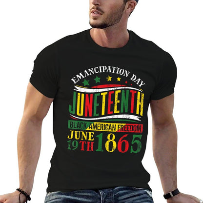 Juneteenth Black History Celebrating Black Freedom 1865  Tagless Design T-Shirt