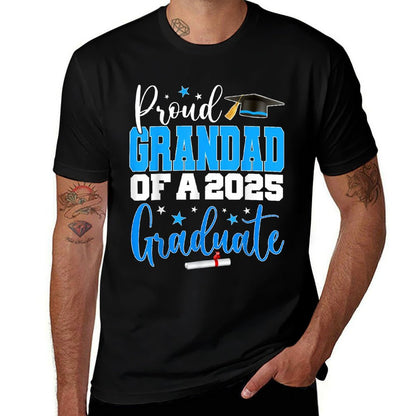 Senior 2025 Proud Grandad Of A Class Of 2025 Graduate Comfortable T-Shirt