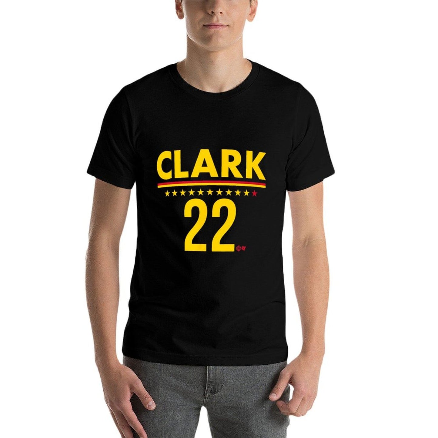 BreakingT Caitlin Clark IND 22 - Indiana Basketball, Small, Blue  Oversized Silhouette T-Shirt