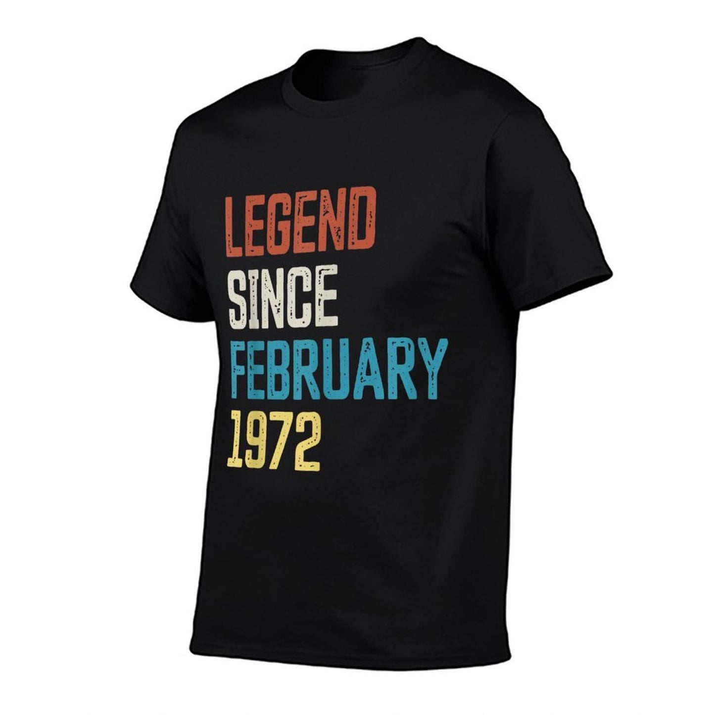 50th Birthday Vintage Born in February 1972 Birthday  Graphic-printed T-Shirt