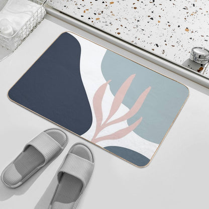 Lovely Blue Durable Bath Mat