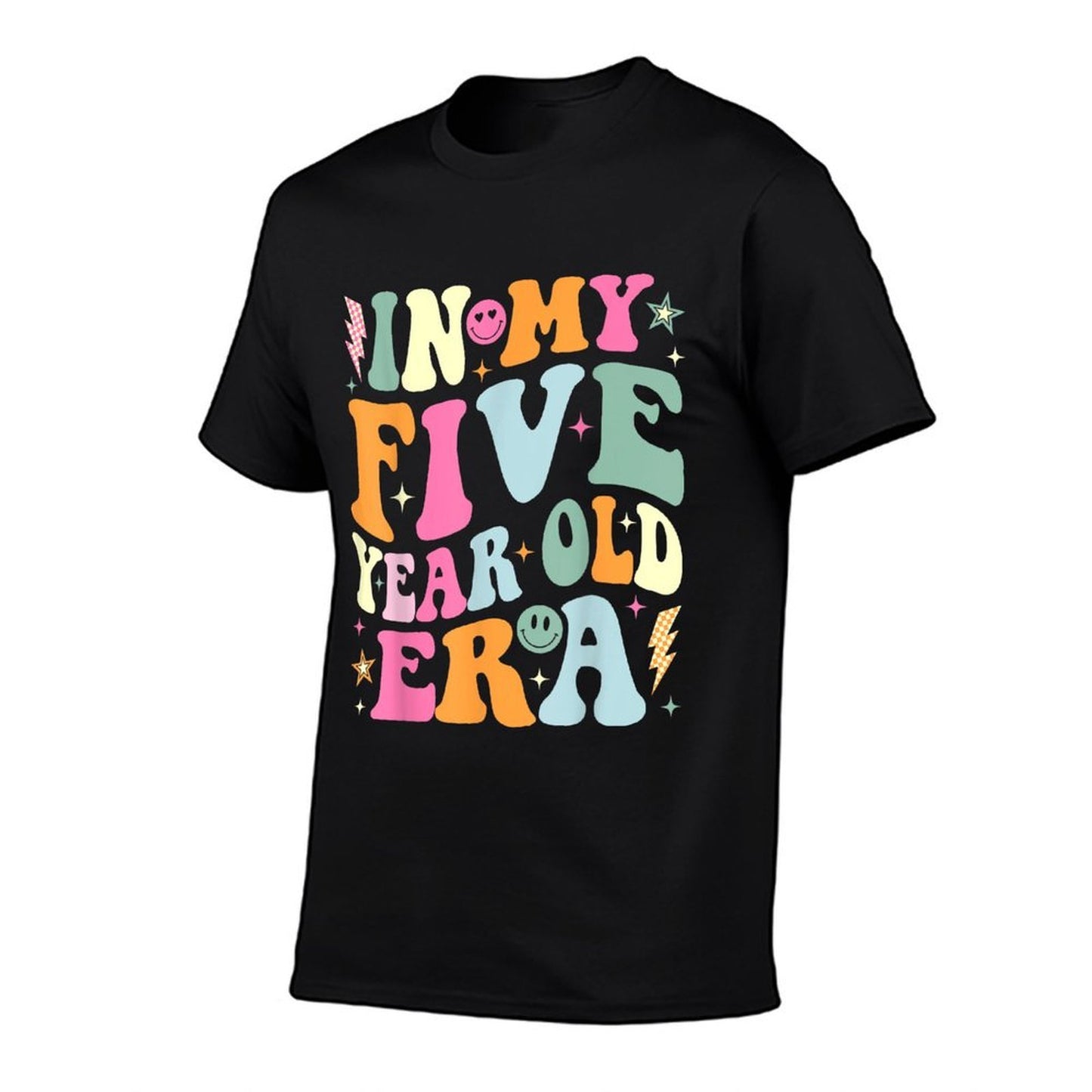 In My Five Year Old Era Girl Boy 5th Birthday 5 Year Old  Durable T-Shirt