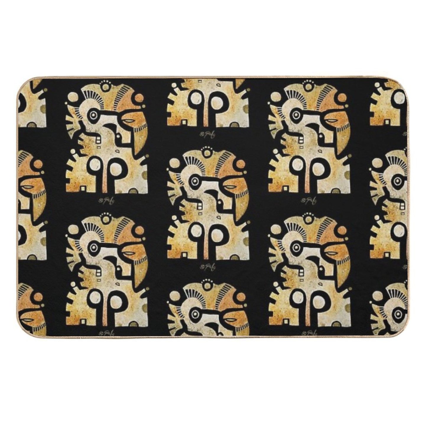 Aztek Adler Und Taube  High-Traffic Bath Mat