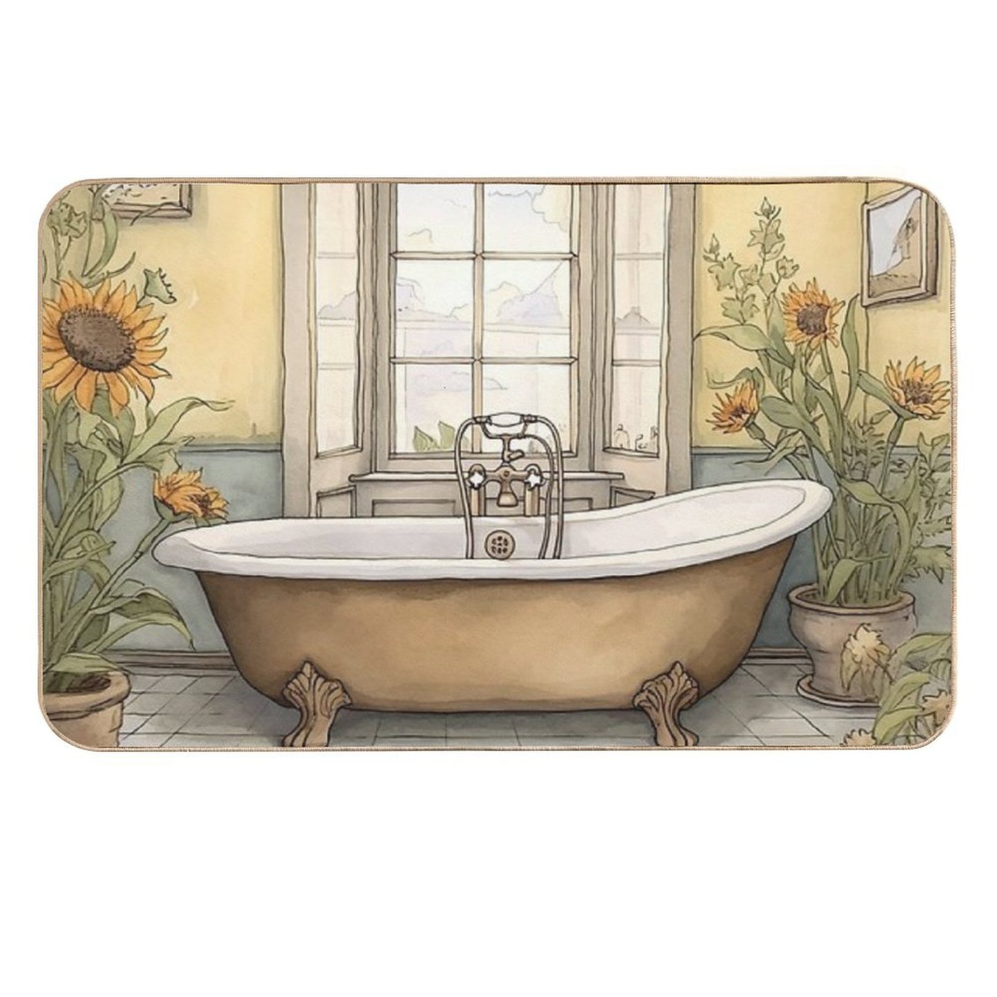 Beauty Bath II  Stain-Proof Bath Mat