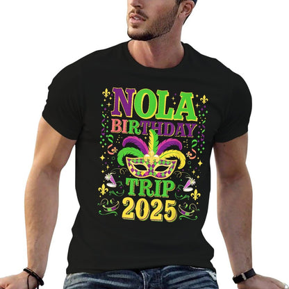 NOLA Birthday Trip New Orleans Girls Trip Vacation Matching  Vintage-inspired T-Shirt